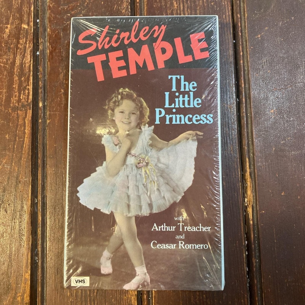 Shirley Temple The Little Princess VHS 1984 New Sealed Color Arthur Treather